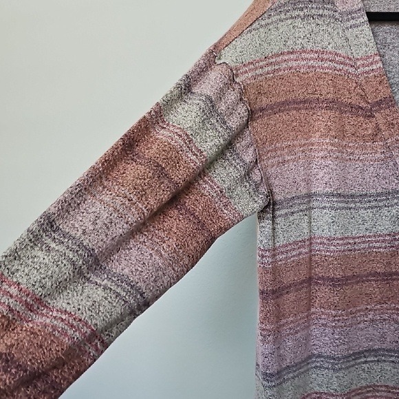 Maurices Plus Size XXL Striped Cozy Relaxed Fit Cardigan Sweater - Picture 5 of 9